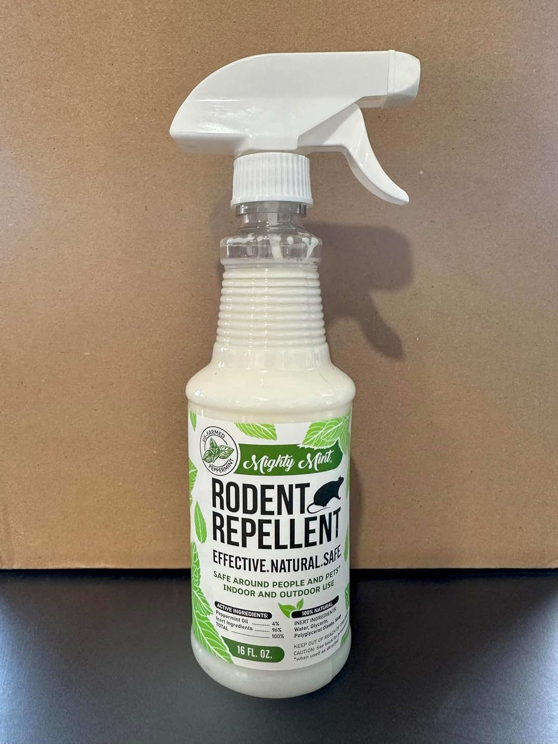 Mighty Mint Peppermint Oil Rodent Repellent Spray, 16 oz