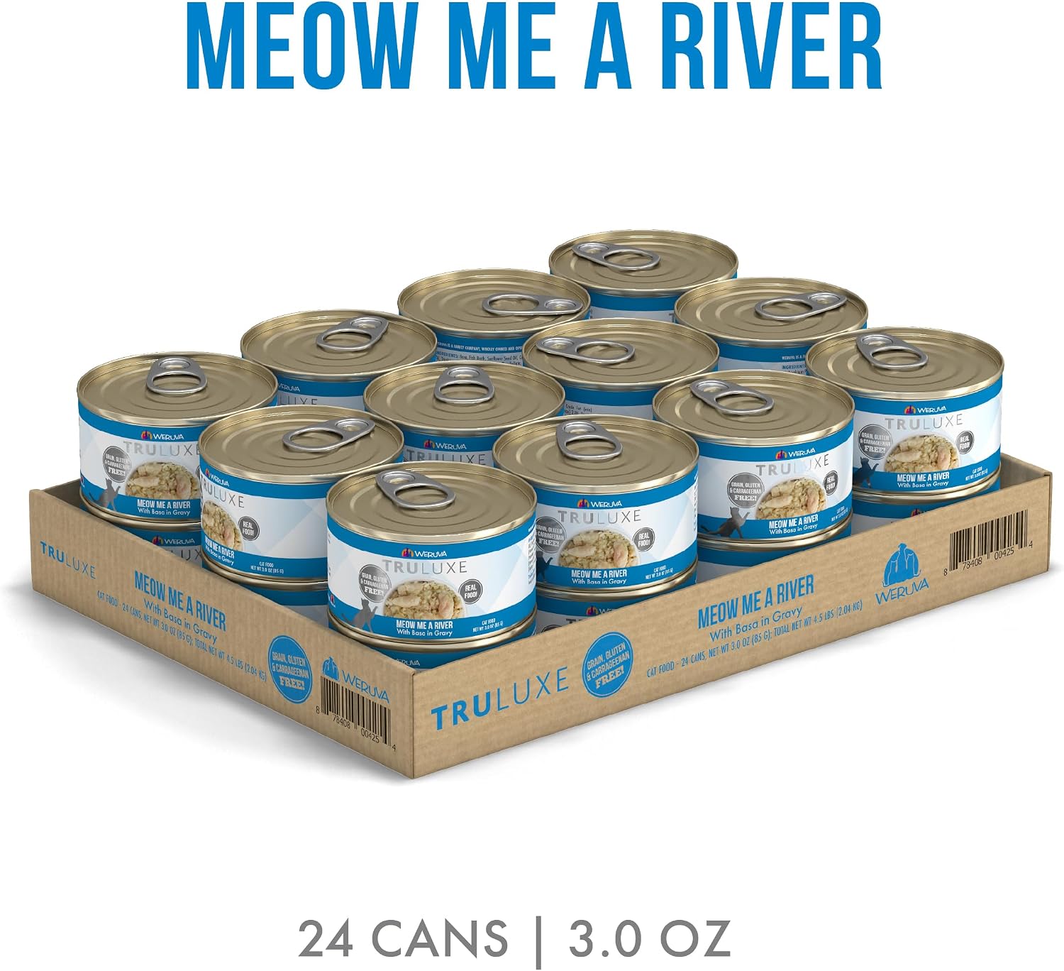 Weruva TruLuxe Cat Food, Peking Ducken with Chicken Breast & Duck Breast in Gravy, 3oz Can (Pack of 24)