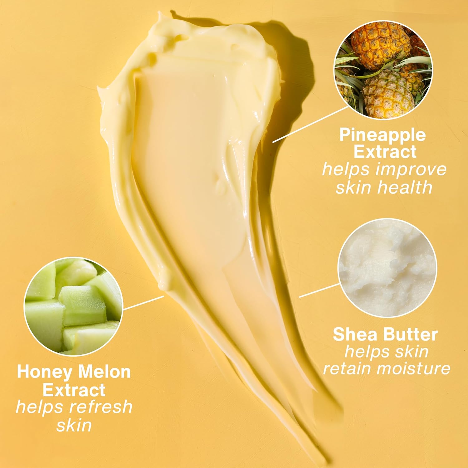 HEMPZ Body Lotion - Sweet Pineapple and Honey Melon - Daily Moisturizing Cream - 17oz