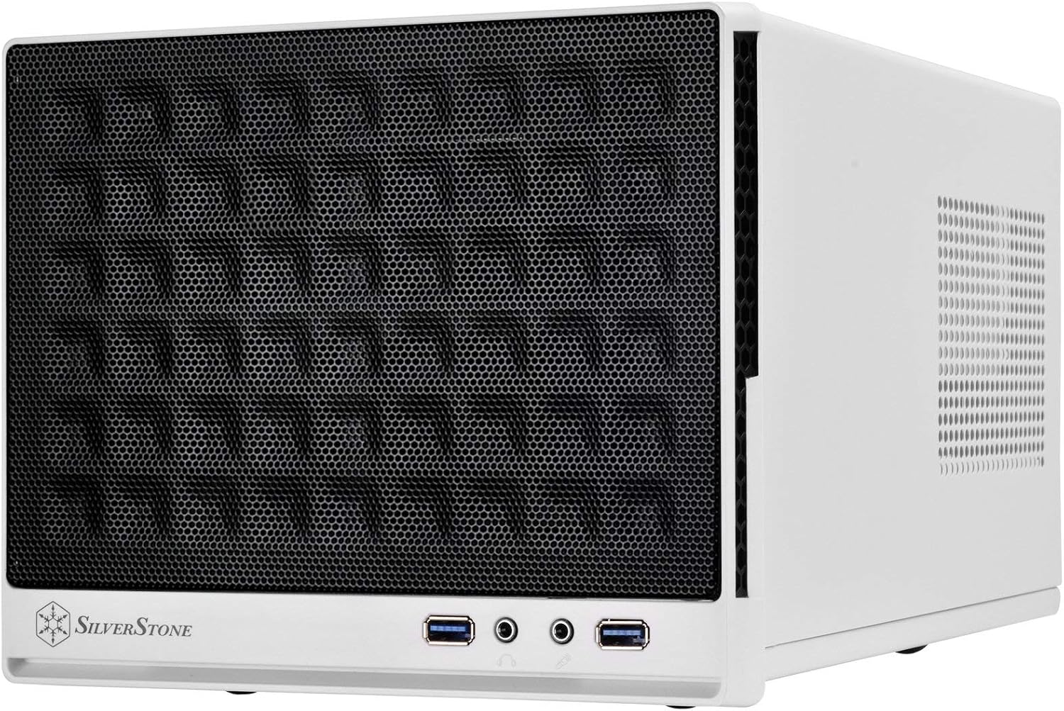 Silverstone Computer Case with Mesh Front Panel,Black (SG13B)