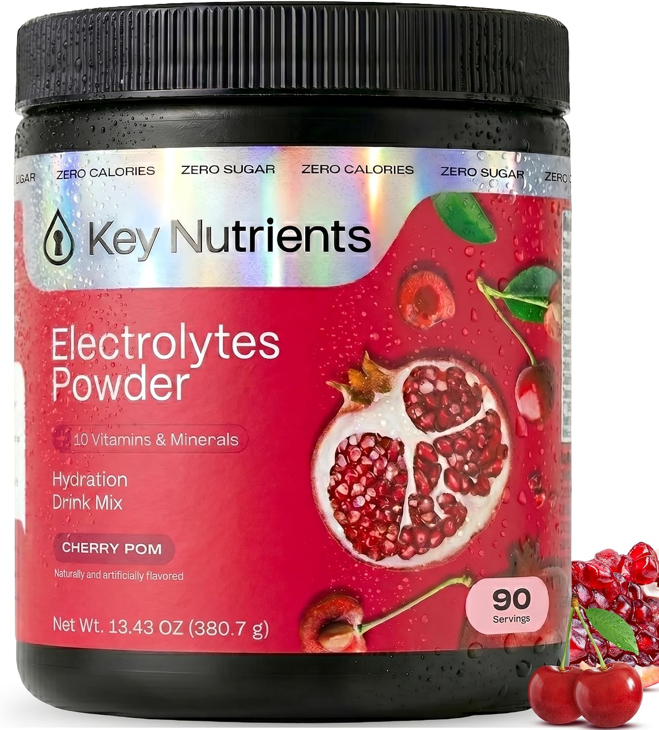 KEY NUTRIENTS Potassium Multivitamin Electrolytes Powder, Lemonade, 90 Serv | Multivitamin Electrolytes Powder, Refreshing Lemonade, Sugar Free, Sodium & Potassium Supplement, No Calories, Made in USA