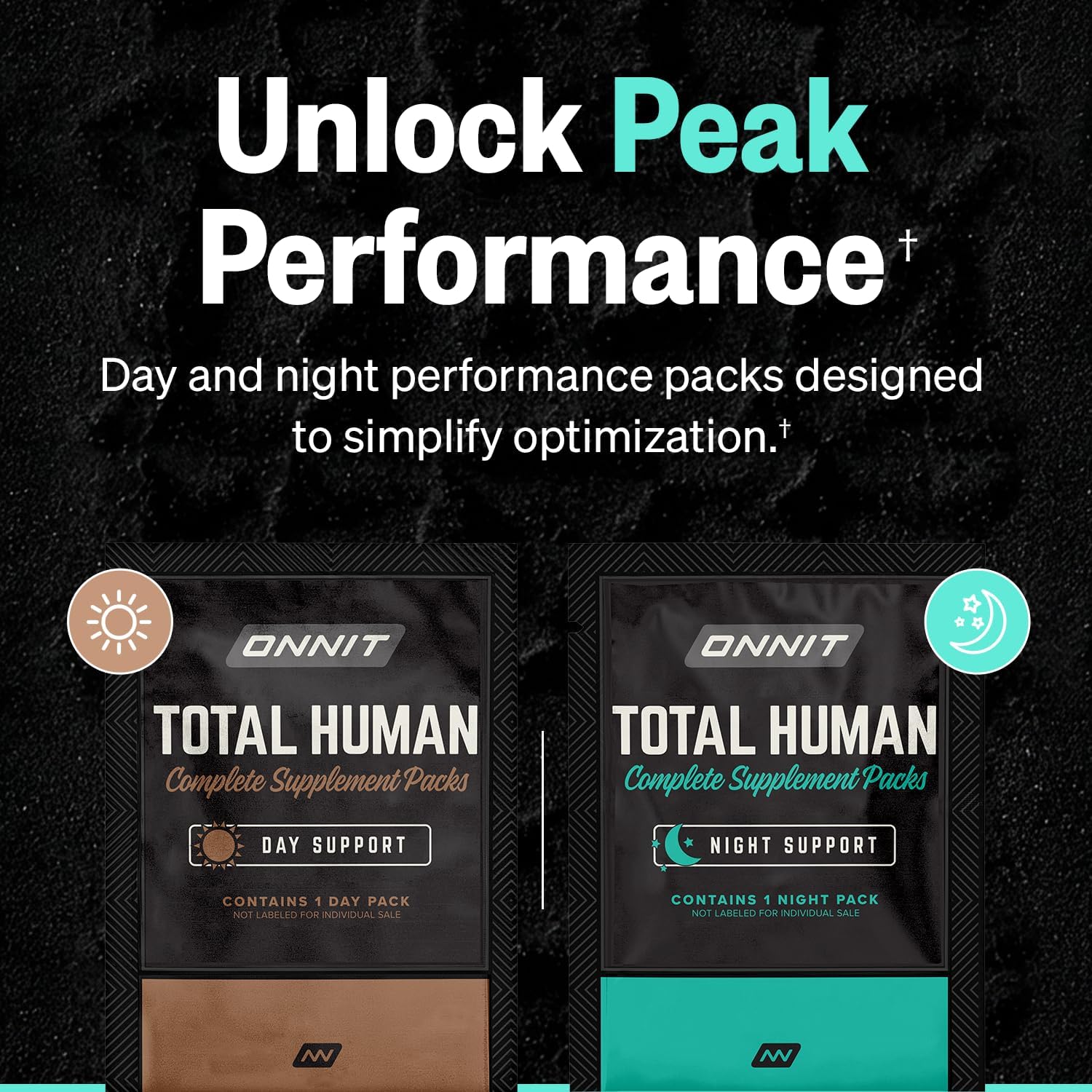 ONNIT Total Human Daily Multivitamin Packs for Men & Women, 30-Day Supply