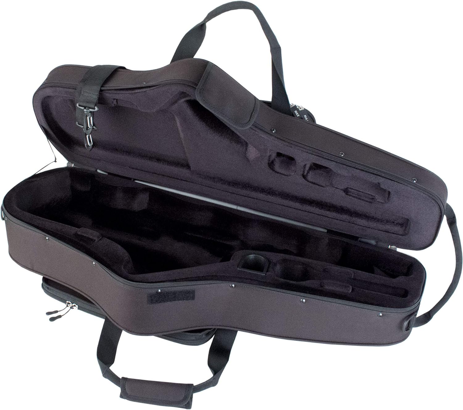 Protec MX305CT Max Tenor Saxophone Case with Backpack Straps, Black