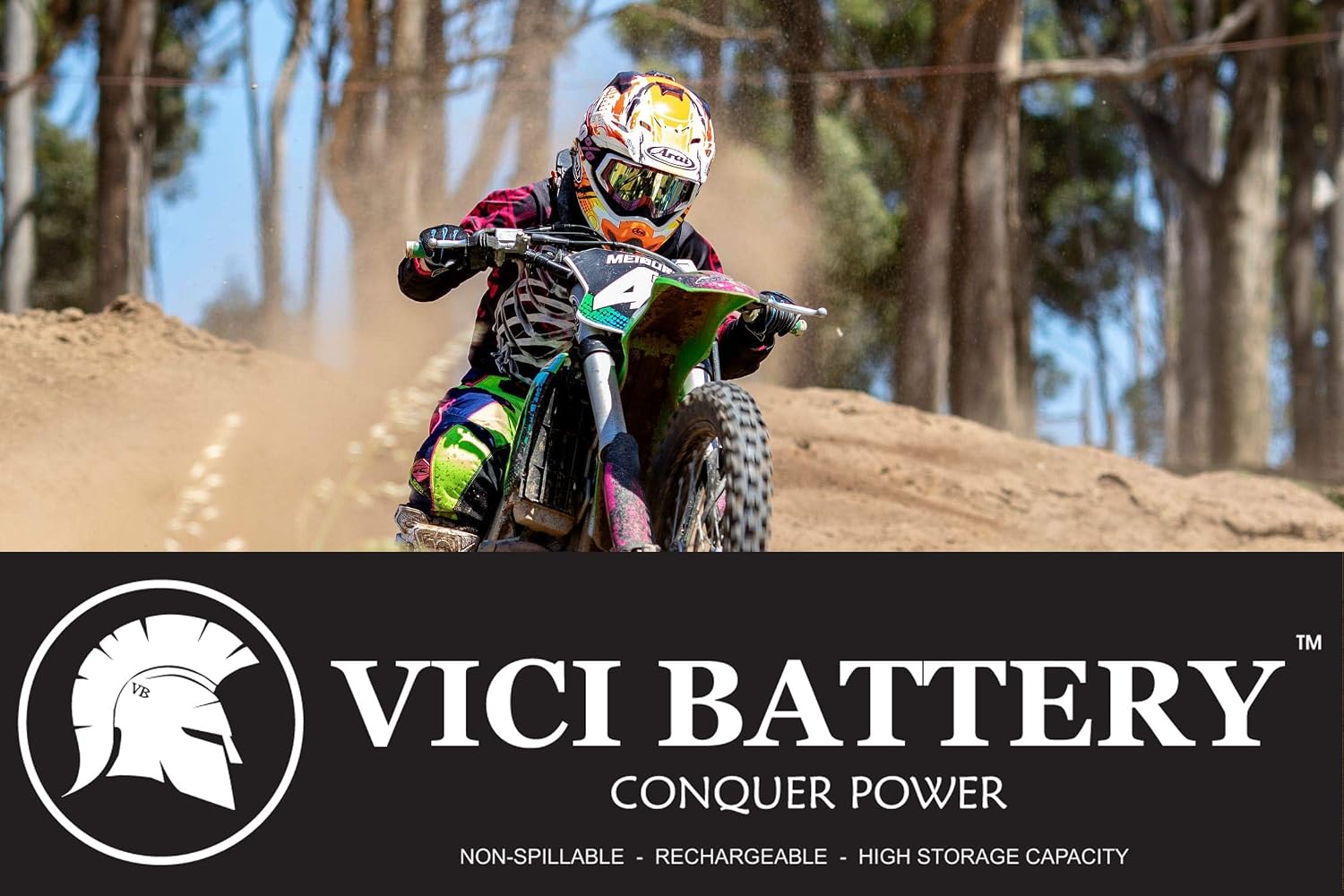 VICI Battery Razor MX350 Dirt Rocket Versions 33 and Up W15120040003 (7ah)
