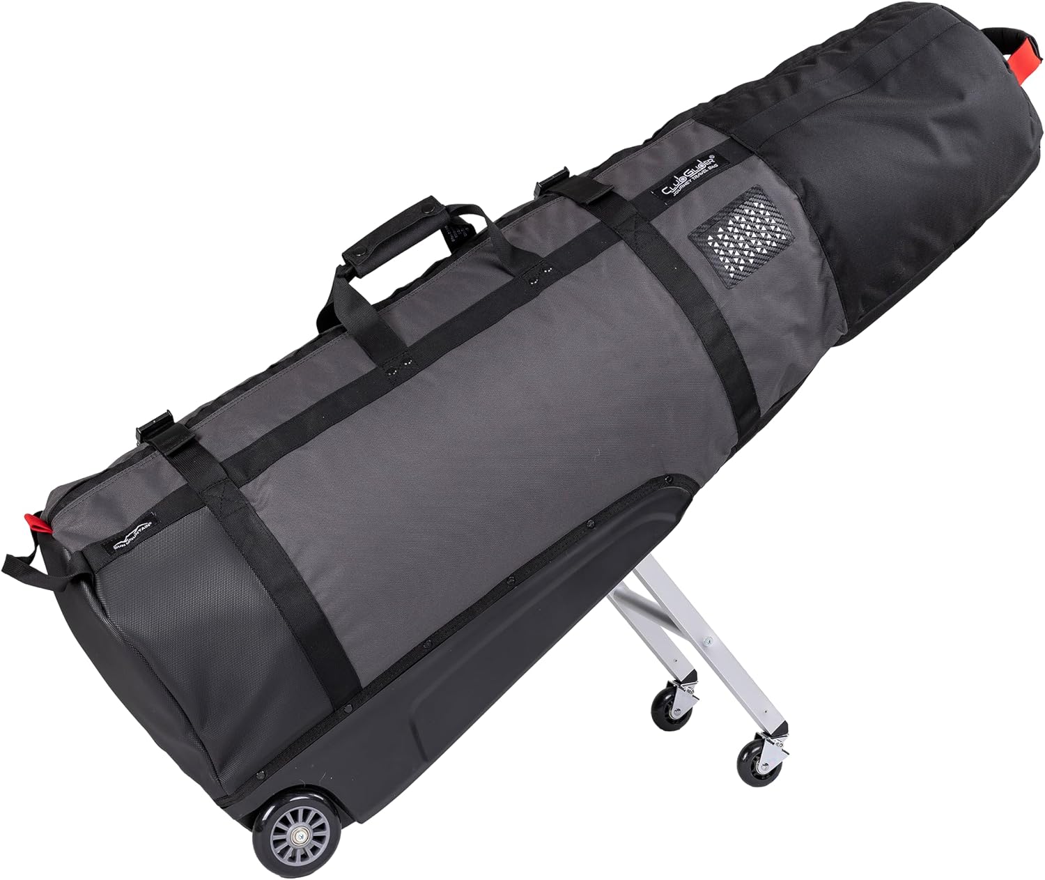 Sun Mountain ClubGlider Journey Golf Travel Bag - 4-Wheel Rolling System, Extendable & Retractable Legs for Easy Transport