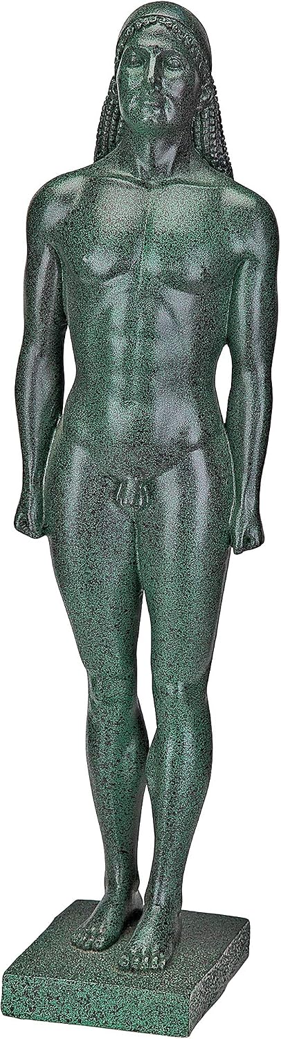 Design Toscano KY71304 Hebe Greek Woman Patron of Youth Indoor/Outdoor Garden Statue, Large Size, 10 inches Wide, 32 inches Tall, Handcast Polyresin, Antique Stone Finish
