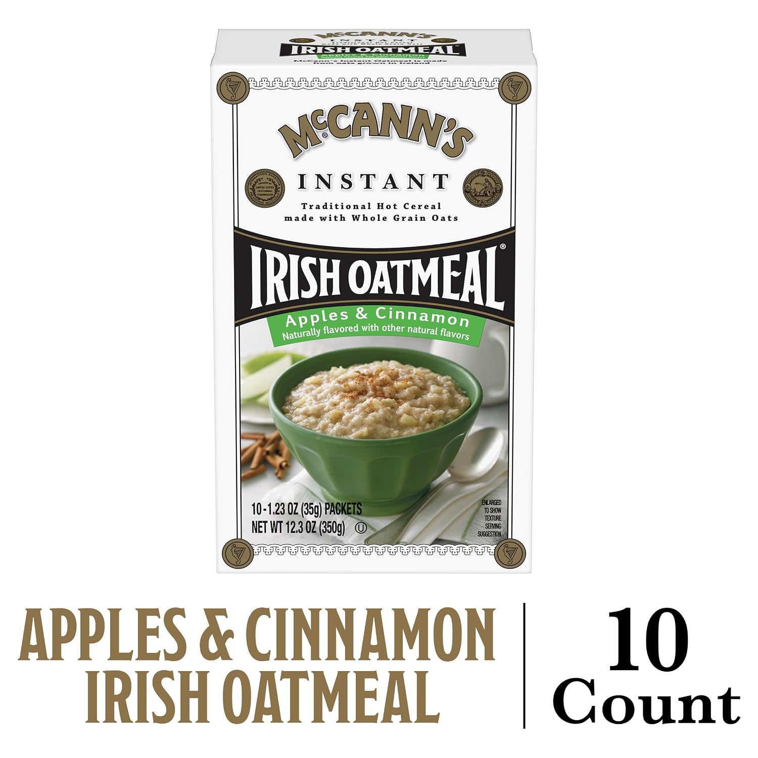 McCann's Irish Oatmeal Instant Oatmeal Cup, Maple Brown Sugar, 1.9 Ounce (Pack of 12)