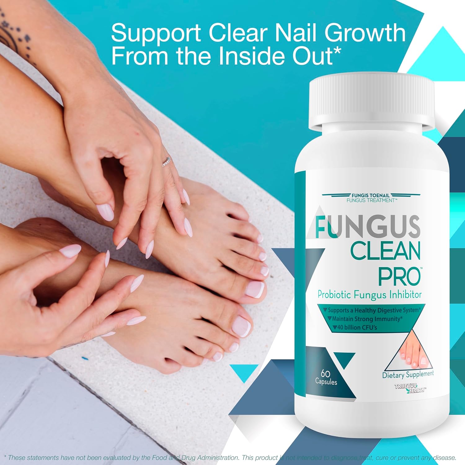 Fungus Clean Pro - Probiotic Fungus Inhibitor - Fight Off Fungus from The Inside Out with This Powerful Fungus Defense probiotic Protect Your Body