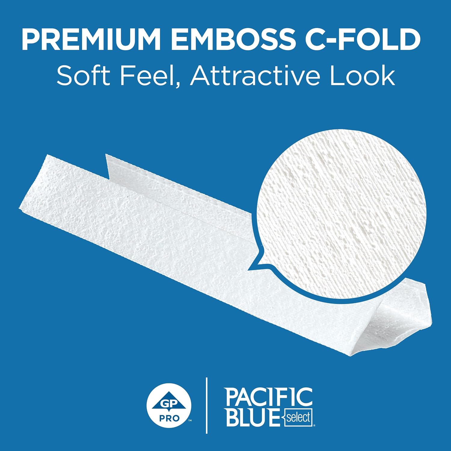 Pacific Blue Select by Georgia-Pacific PRO C-Fold Premium 2-Ply Paper Towels, White, 3.6” Folded Width, 120 Towels Per Pack, 12 Packs Per Case, 23000 | 1440 Sheets Total, 120 Sheets Per Unit, White, High Absorbency, Soft Feel, Dispenser Compatible, Comme…