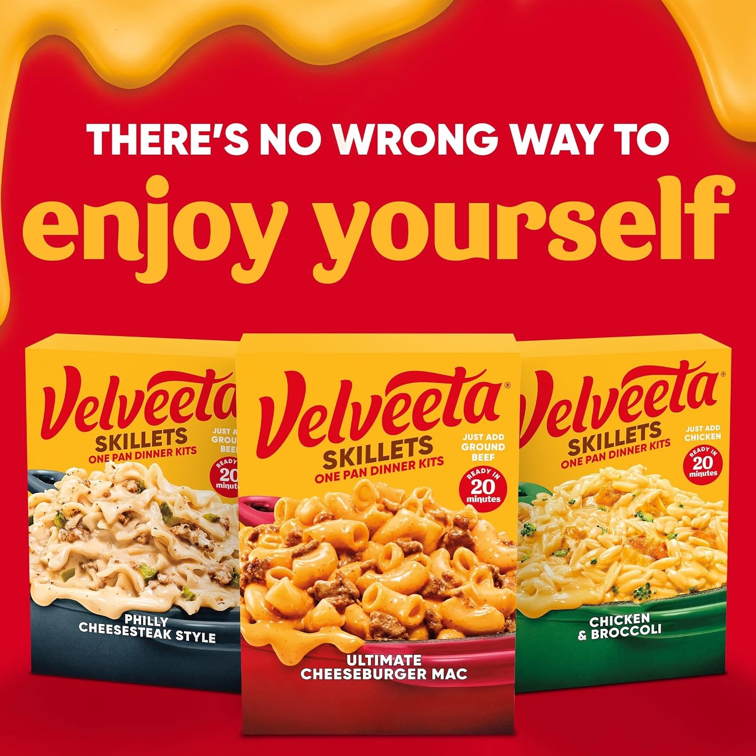 Velveeta Skillets One Pan Dinner Kit, Creamy Beef Stroganoff, 11.6 oz Box
