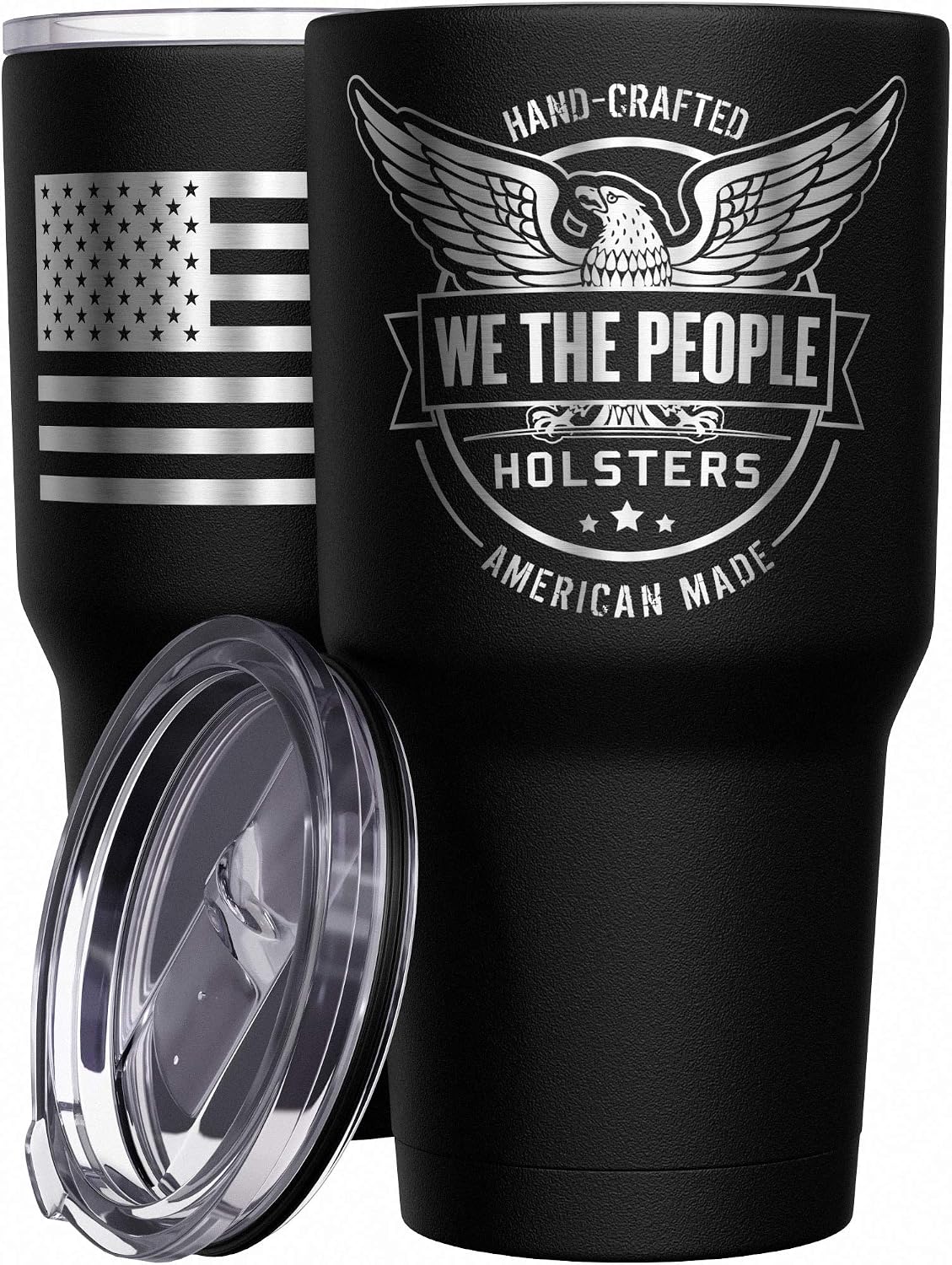 We The People Holsters - 1776 Betsy Ross Flag - Betsy Ross Mug - American Flag Coffee Travel Mug - American Flag Tumbler - Double Insulated Tumbler - 30 oz
