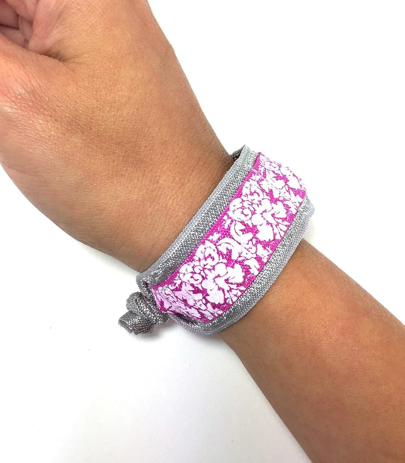 Pink Floral Wrist or Ankle Band for Fitbit Luxe Inspire Flex Flex 2 One Alta