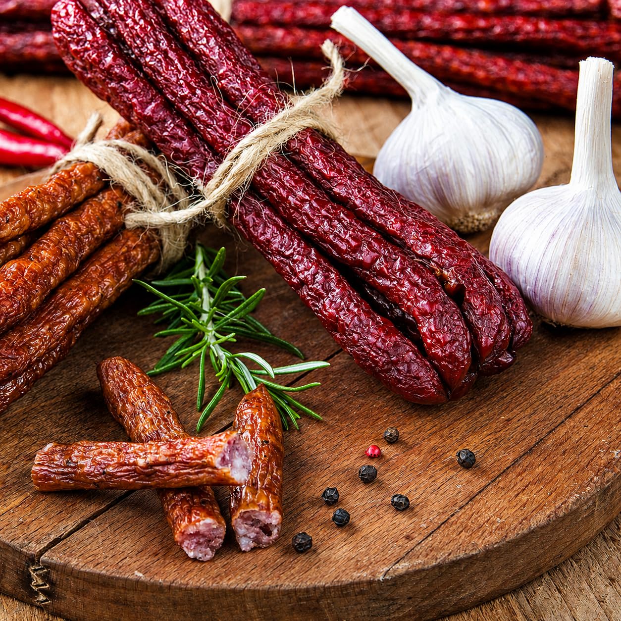 Hi Mountain Snack Stick Seasoning Kit | ORIGINAL | Makes 20 lbs | Complete Snack Stick Kit, Seasoning, Cure, Casings, & Directions Included, For Beef, Deer, Elk, Venison & Wild Game Meat