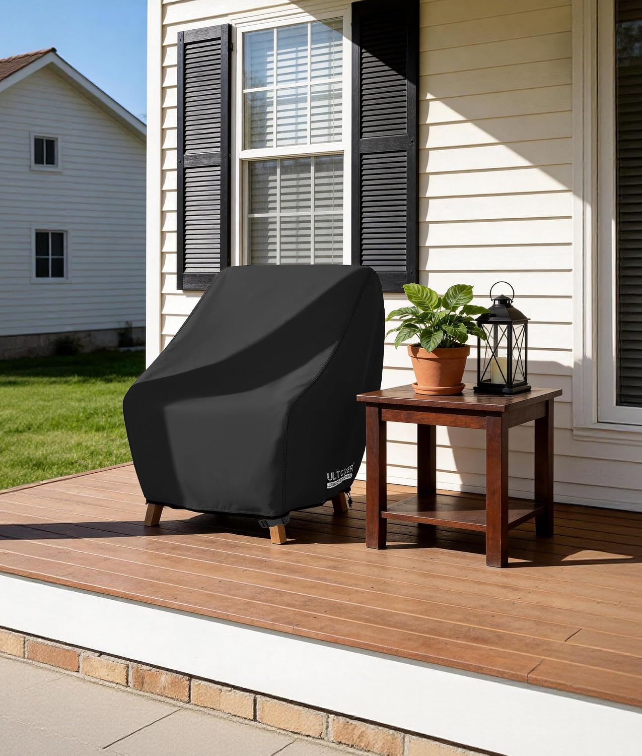 ULTCOVER Waterproof Patio Chair Cover, 35W x 38D x 34H in