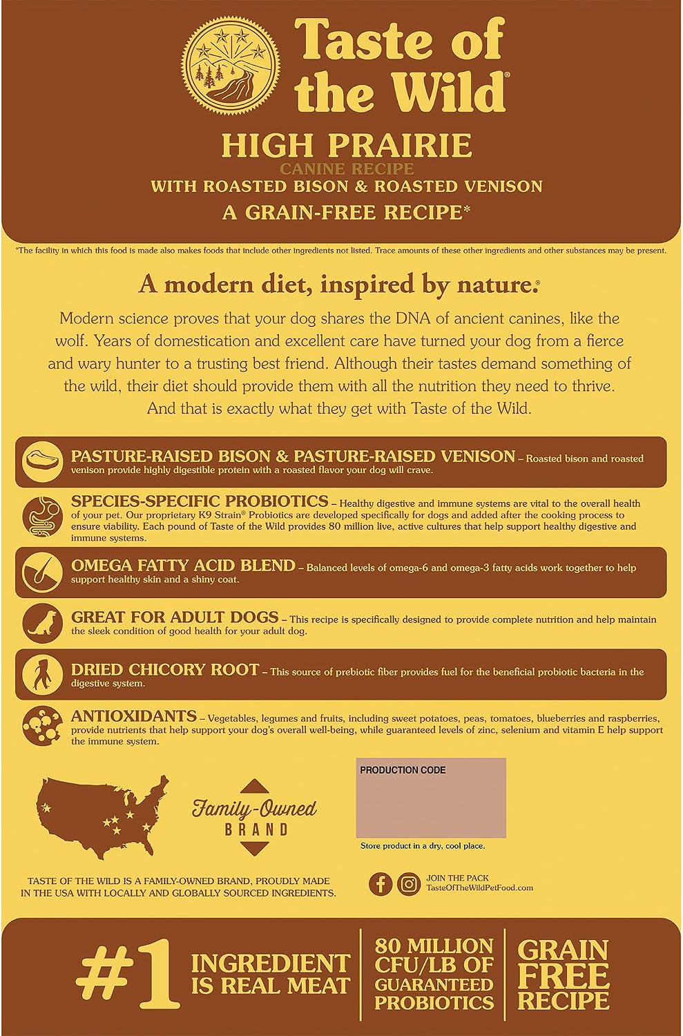 Taste of the Wild Pacific Stream Adult Dry Dog Food, Salmon, 5lb | Grain Free Recipe* | Nutrient Dense to Help Support Peak Health | Guaranteed Omega Fatty Acids to Help Support Skin & Coat