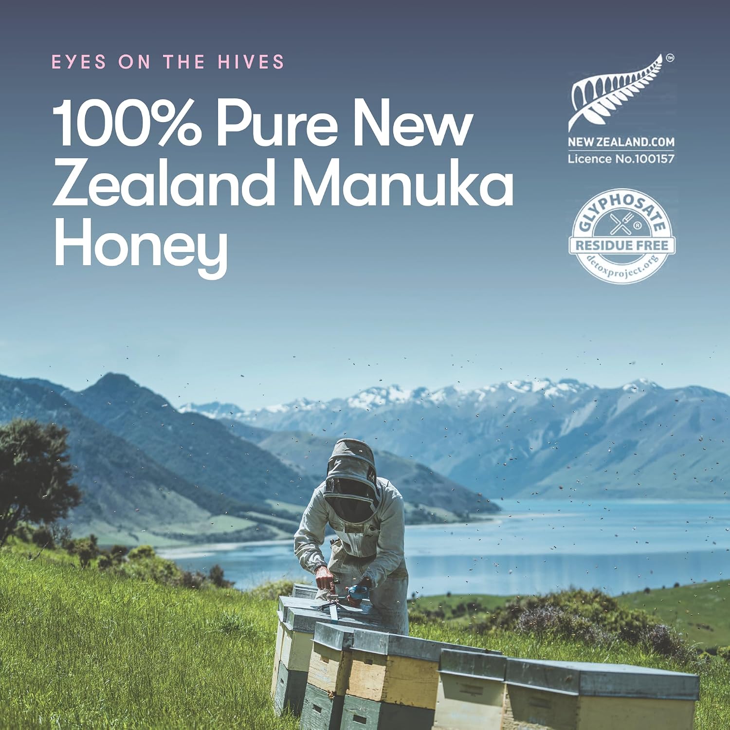 Raw Manuka Honey UMF 20+ MGO 829+, UMF Certified, 3rd Party Tested, 8.8oz