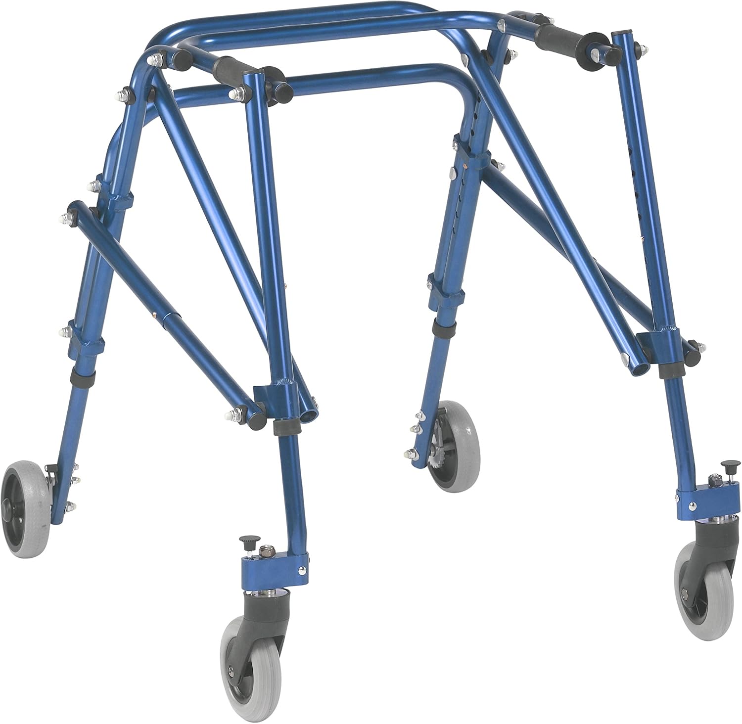 Inspired by Drive KA2200-2GKB Nimbo Posterior Walker, Knight Blue | Pediatric Posterior Walker Offers Lightweight, Adjustable Support to Help Children Build Walking Confidence