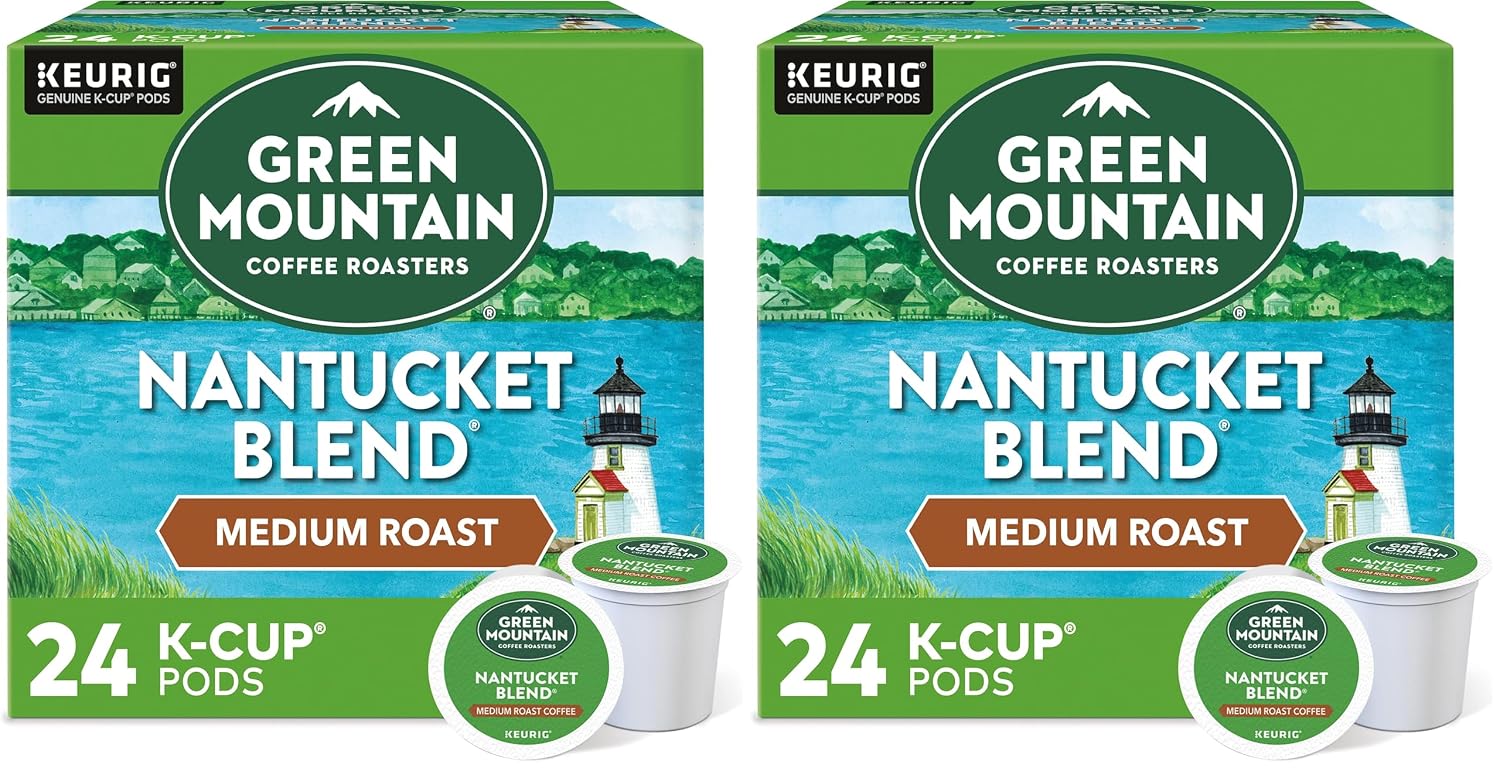 Green Mountain Coffee Nantucket Blend Keurig Single-Serve K-Cup Pods, Medium Roast Coffee, 96 Count