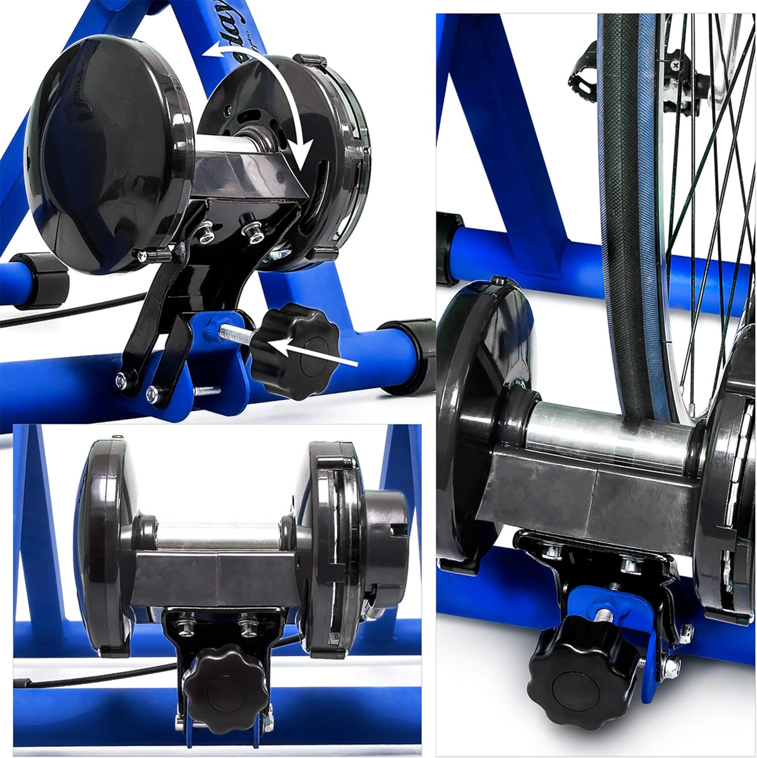 RelaxdaysRelaxdays Indoor Bicycle 7 Resistance Turbo Trainer -