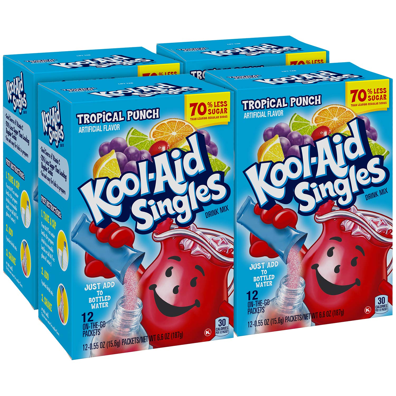Kool Aid Powdered Packets - Peach Mango - 45 Envelopes