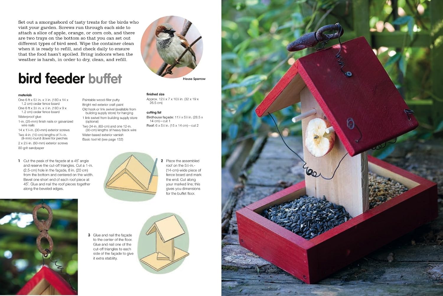 Handmade Birdhouses and Feeders: 35 projects to attract birds into your garden