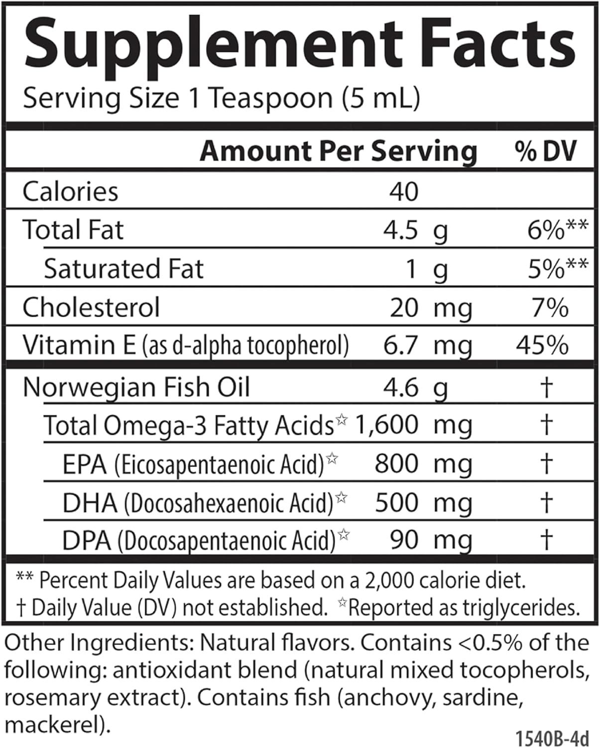Carlson The Very Finest Fish Oil, 1600 mg, Omega-3s, 200 mL (6.7 Fl Oz) | Lemon; Liquid Fish Oil Supplement; Norwegian Fish Oil; Wild Caught; Sustainably Sourced Fish Oil Liquid