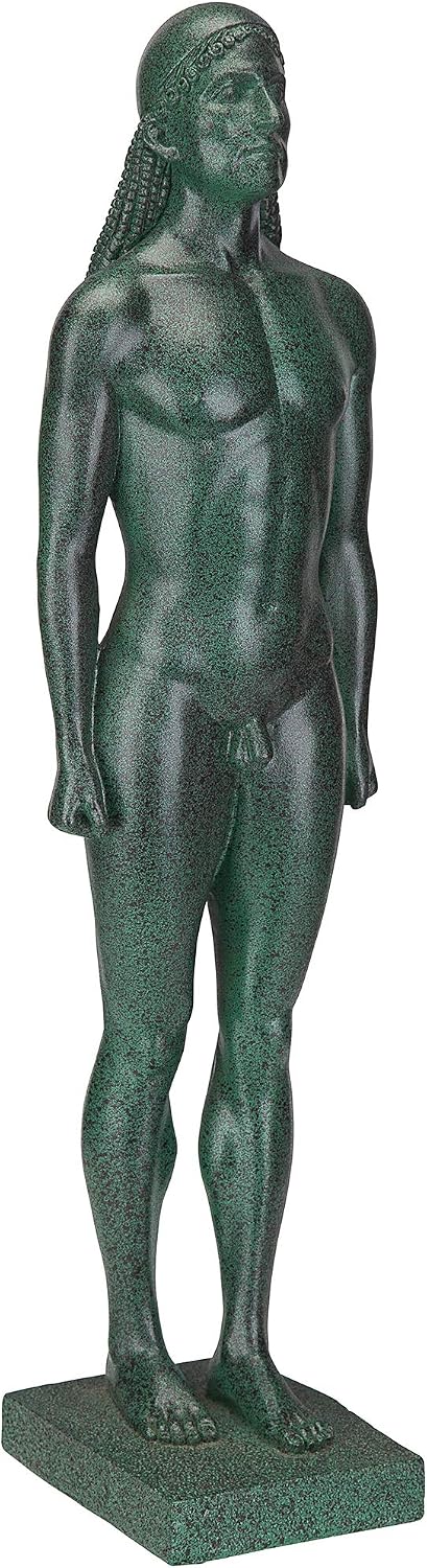 Design Toscano KY71304 Hebe Greek Woman Patron of Youth Indoor/Outdoor Garden Statue, Large Size, 10 inches Wide, 32 inches Tall, Handcast Polyresin, Antique Stone Finish