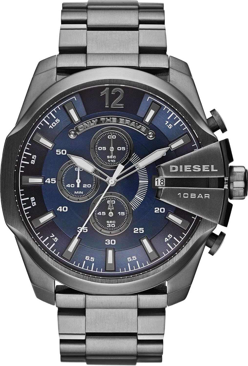 Diesel Mega Chief Watch for Men, Chronograph Men's Watch