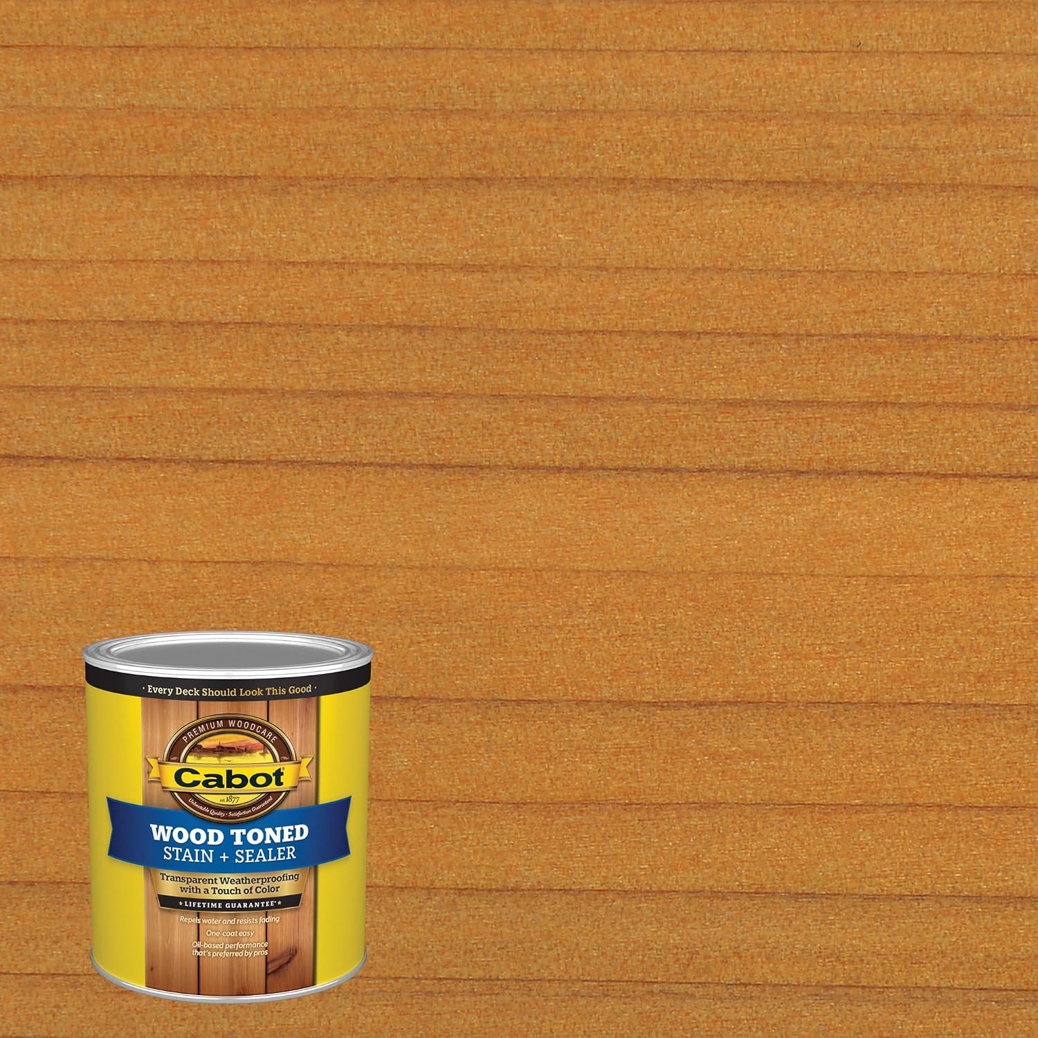 Cabot 140.0003005.007 Wood Toned Deck & Siding Stain, Pacific Redwood