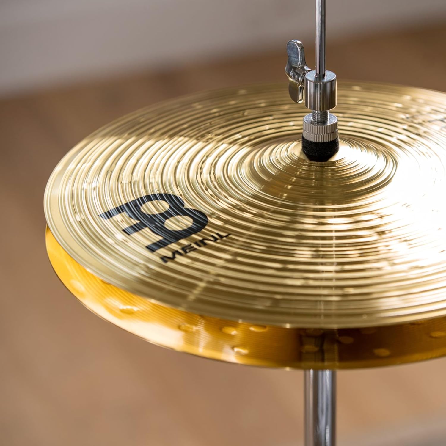 Meinl Cymbal Set Box Pack with 14” Hihats, 20” Ride, 16” Crash, Plus a FREE 10” Splash – HCS Traditional Finish Brass – Made In Germany