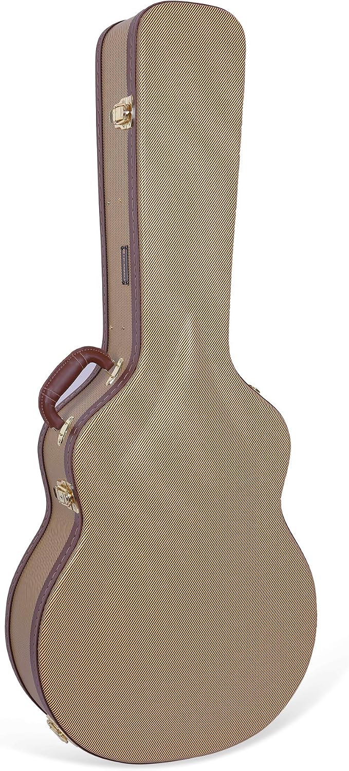 Crossrock Hardshell Arch Top wood case fits SG Electric Guitars-Black(CRW600SGBK)