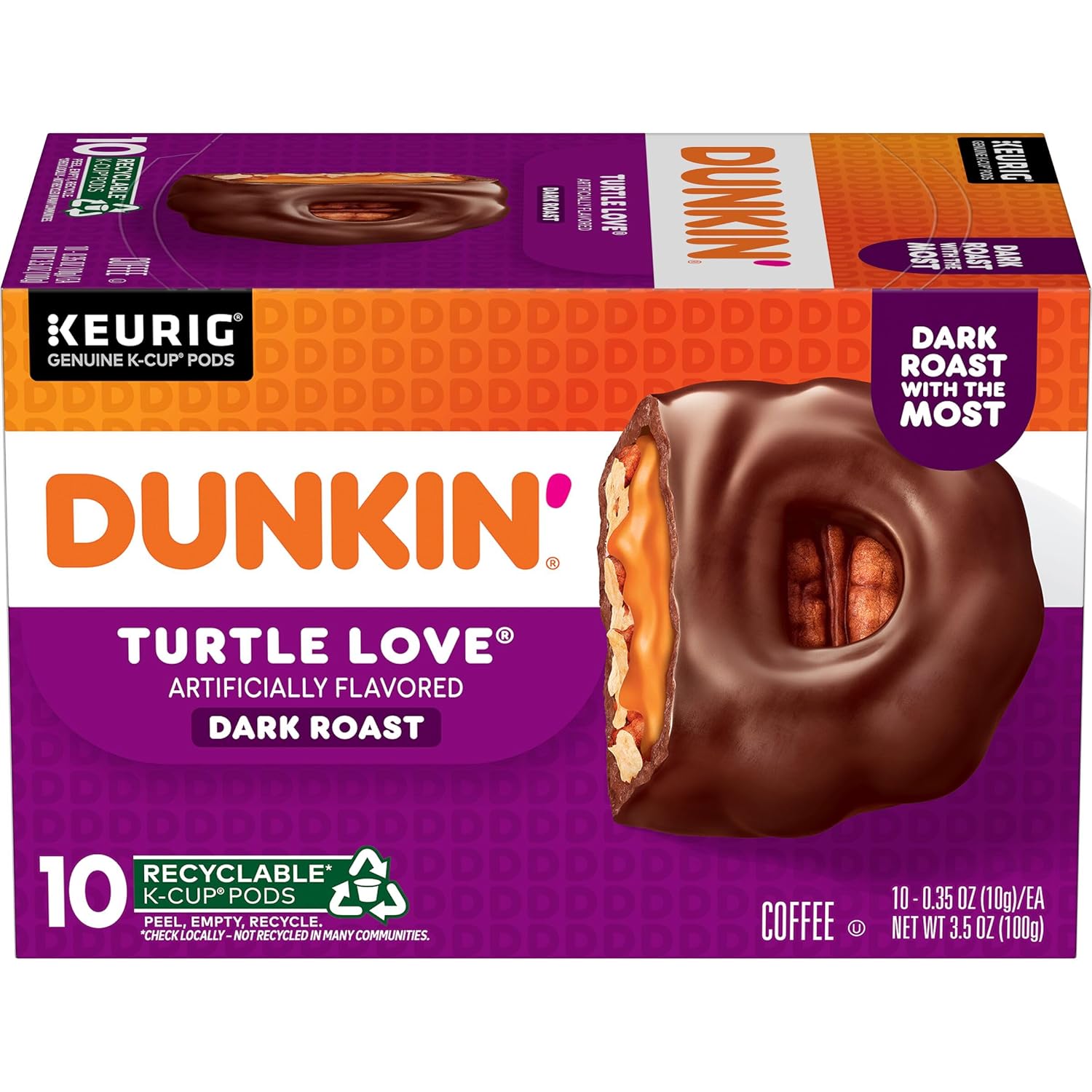 Dunkin’ French Vanilla Artificially Flavored Coffee, 60 Keurig K-Cup Pods | 6 boxes of 10 single serve coffee pods each, Smooth & rich flavor, Made with arabica coffee, Shelf stable, SNAP EBT eligible