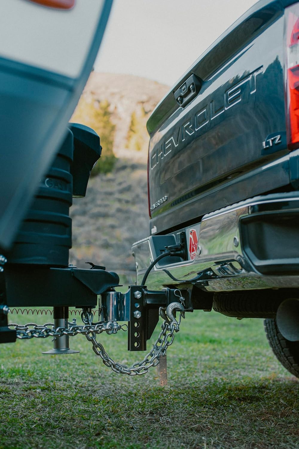 Andersen Hitches Weight Distribution Hitch 2 Inch Shank 4 Inch Drop 2-5/16 Inch Ball 14K GTWR 7/8 Inch Brackets Anti-Sway