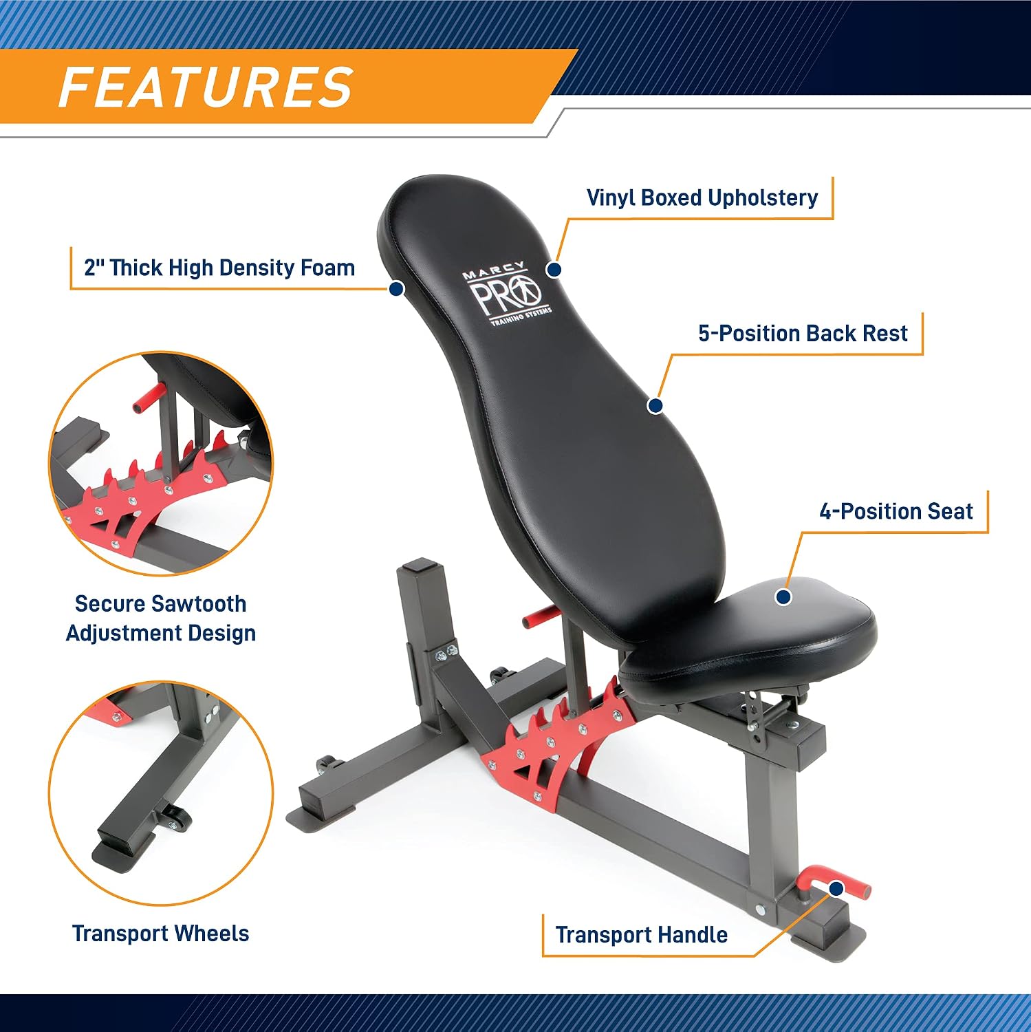 Marcy Smith Machine Home Gym System SM-4903, All-in-One Strength Training Cage with Weight Bench, Pulley, Squat Rack & Workout Station