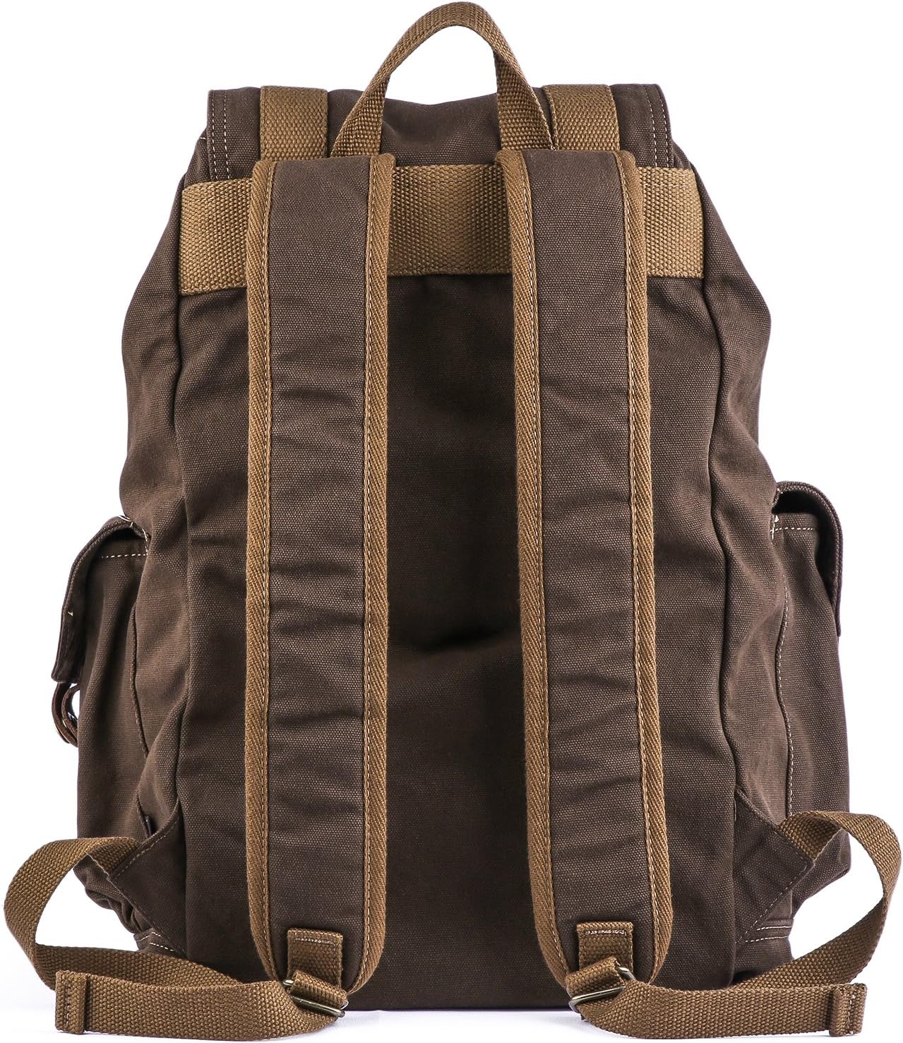 GOOTIUM 21101AMG Specially High Density Thick Canvas Backpack Rucksack, Field Tan, Large