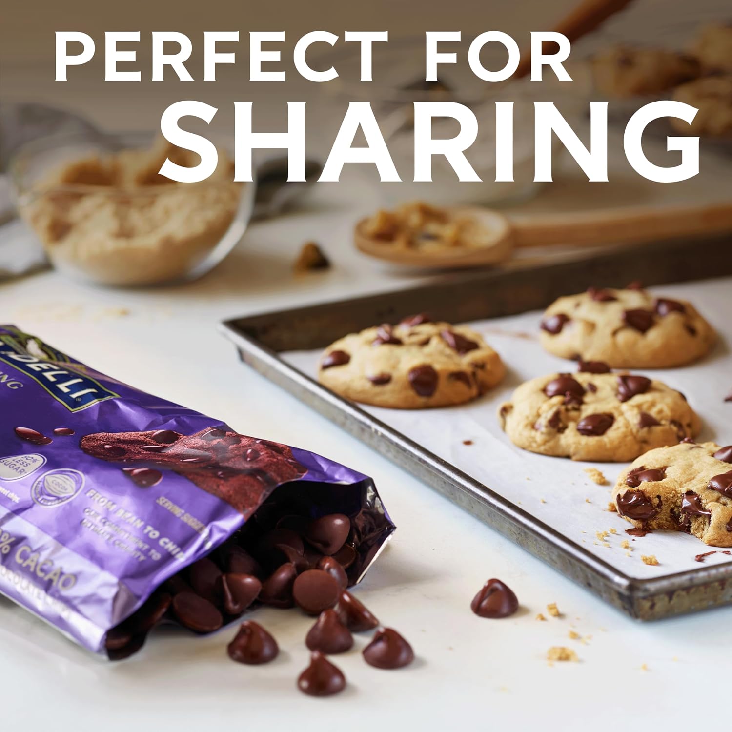 Ghirardelli, Baking Chips Semi Sweet, 12 Ounce