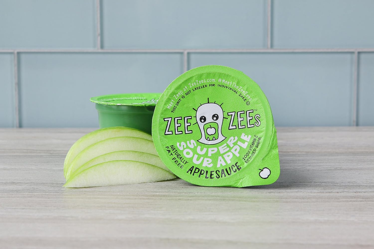 Zee Zees Mango Peach Applesauce Cups, Unsweetened, All Natural, No Sugar Added, 4 oz Cups, 24 pack