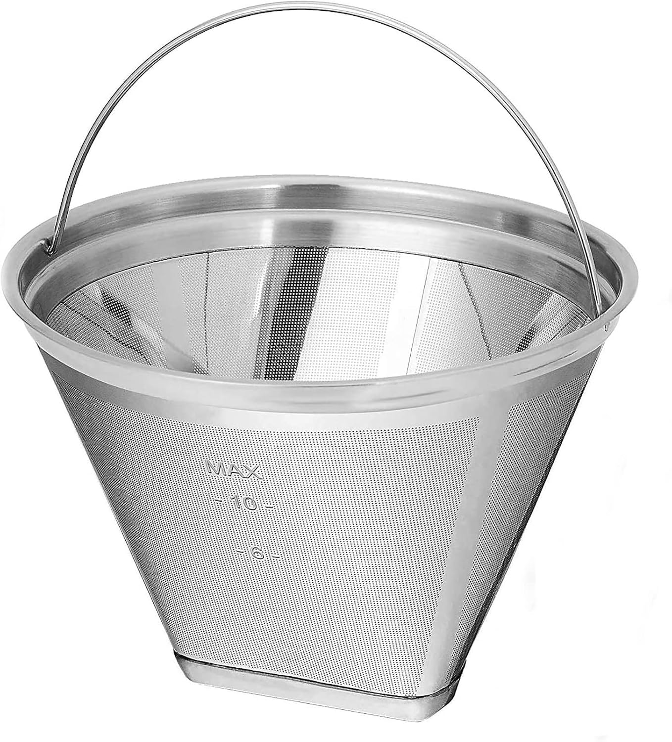 Stainless Steel Reusable Coffee Filters Basket 8 12 Cup Sturdy Permanent Coffee Filter fit for Mr. Coffee Black,Decker Coffee Makers 8 12 cups