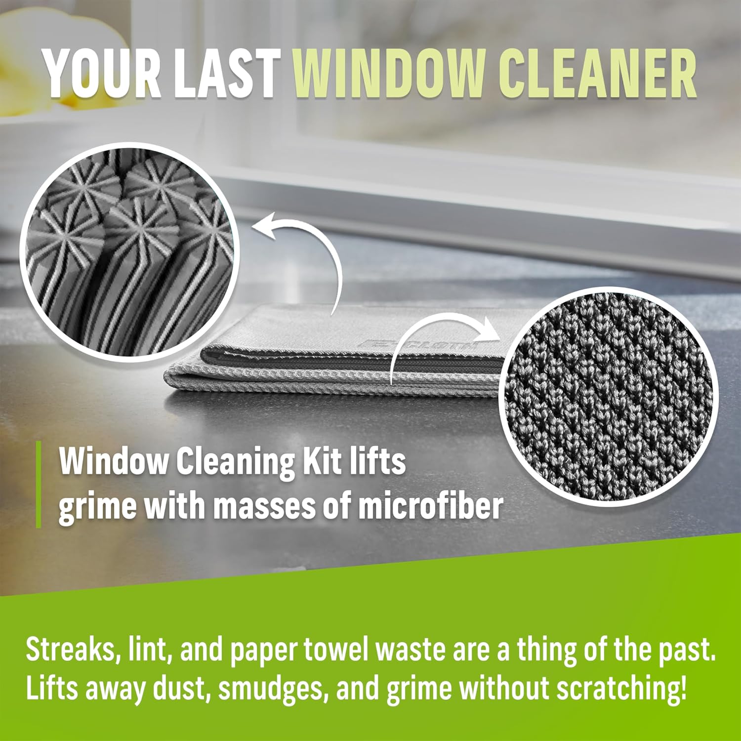 E-Cloth Window and Glass Cleaner Kit, Just Add Water - 1 Kit