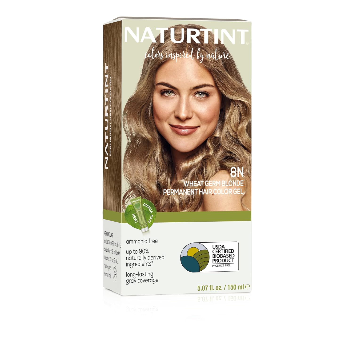 Naturtint 9N Honey Blonde Permanent Hair Color (Pack of 1), Ammonia Free, Vegan, Cruelty Free, up to 100% Gray Coverage, Long Lasting Results (Packaging may vary)