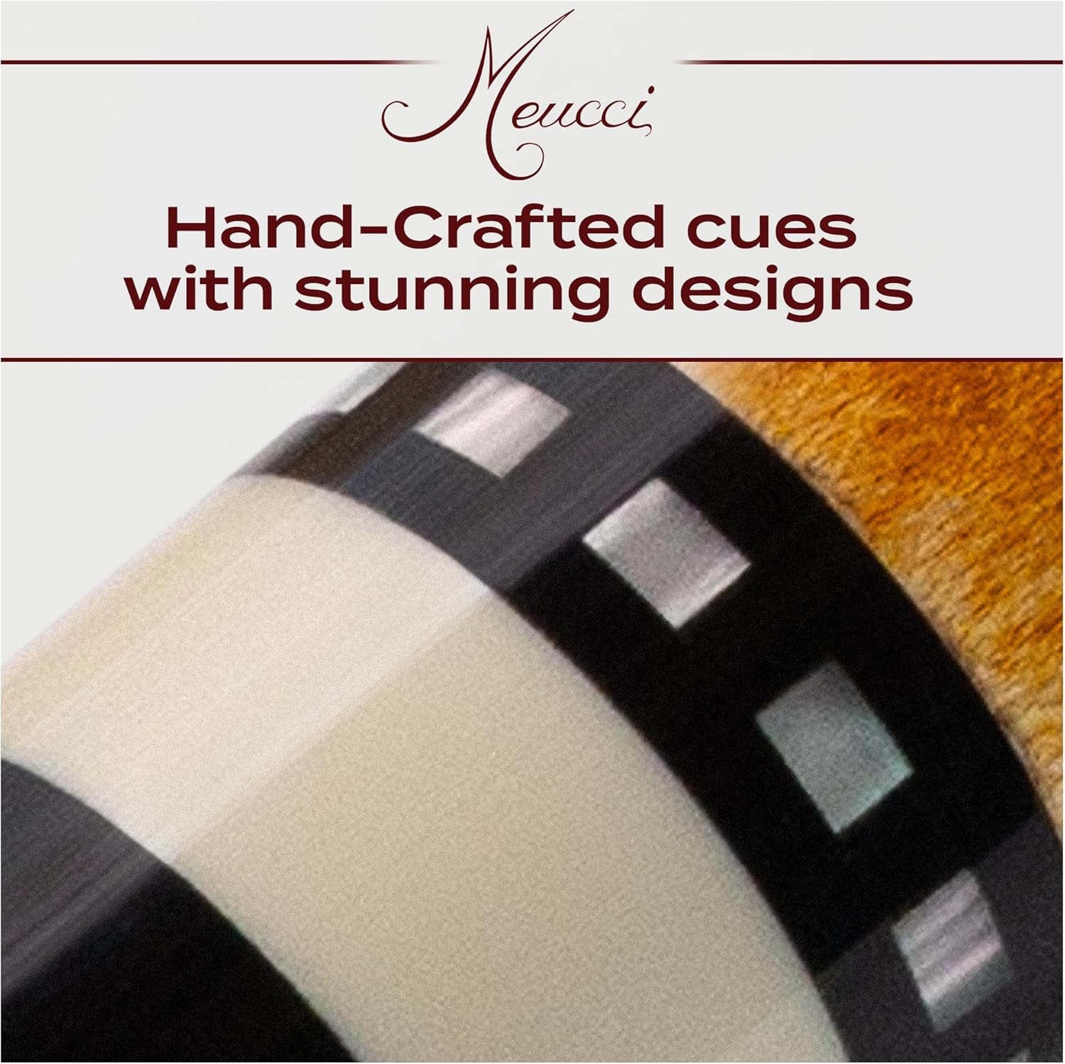 Meucci Pool Cue-Recession Buster 5-Pool Stick with Curly Maple Forearm-High Impact Cue Tips-Coated Irish Linen Wrap-19 Oz Low Deflection Pool Cue