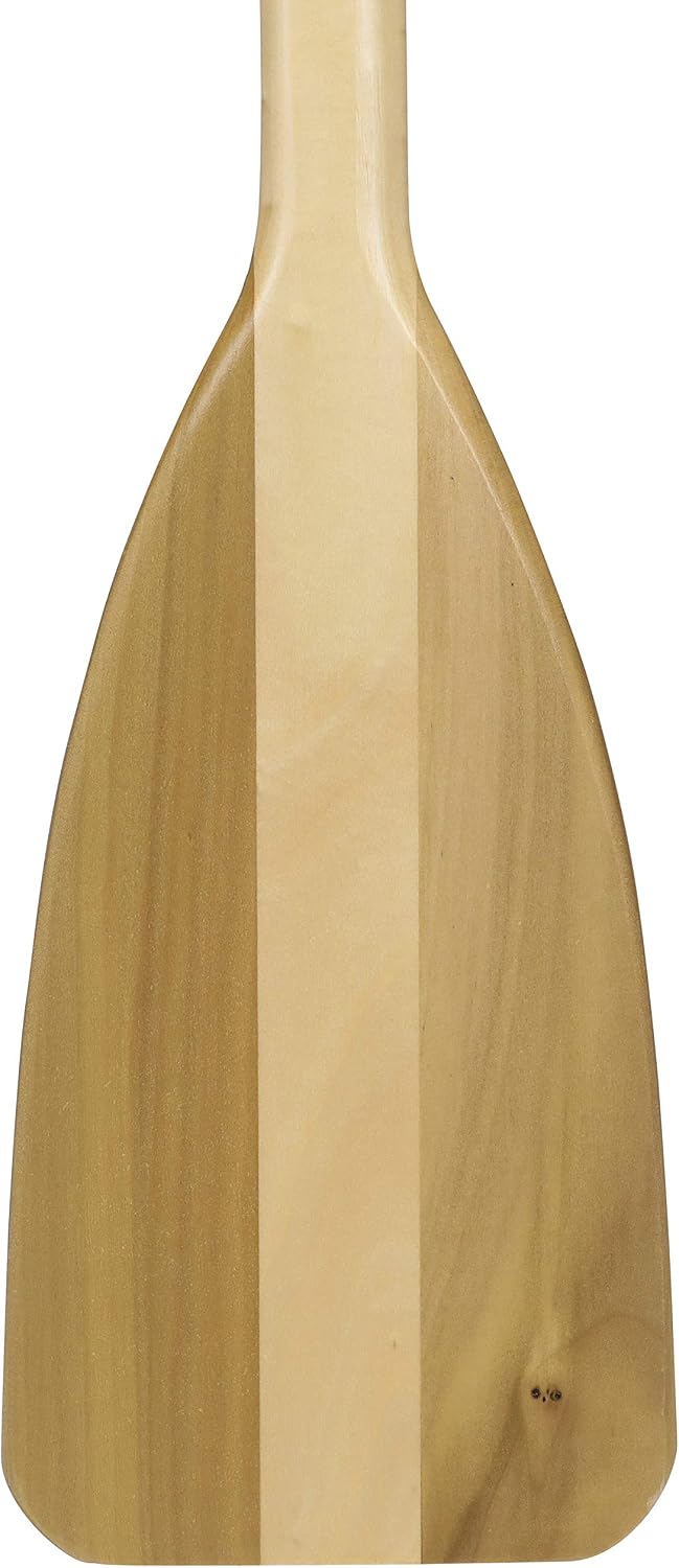 Attwood Wooden Canoe Paddle, Ergonomic Grip, Premium Wood Construction, Protective Finish