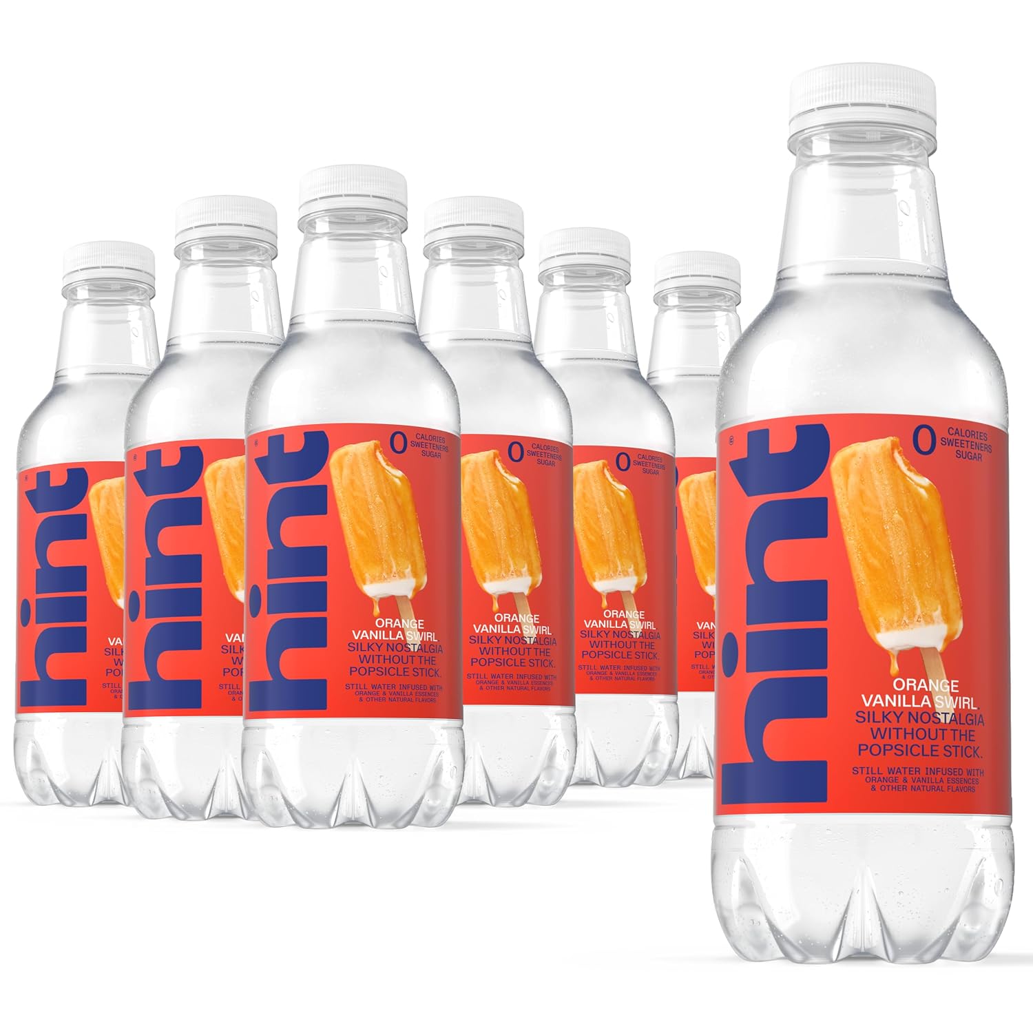 Hint Flavored Water Zero Sugar 0 Calories - Pineapple 16 FL Oz (12 pack) | Crisp, refreshing water, fruit flavors. 0 calories, 0 sugar, 0 sweeteners. Hydration for wellness. Gluten-free, Kosher, Vegan