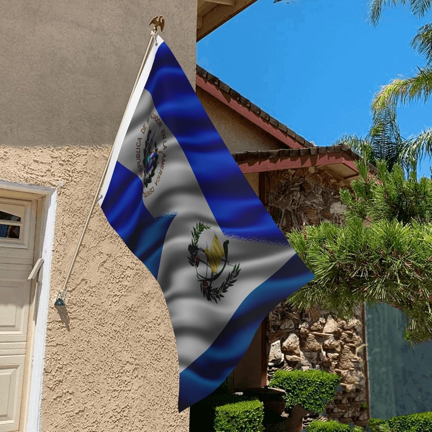 Nicaraguan Nicaragua And American Usa Flag 2x3 Ft Flags Double-Sided Printing Outdoor Indoor Decoration Country Flag 2x3 Foot Polyester Banner