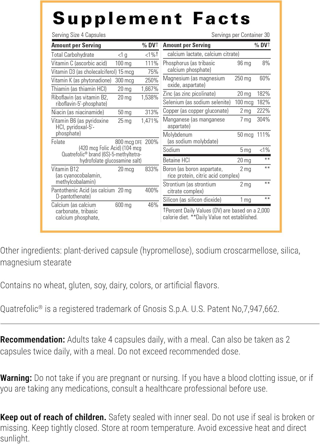 Integrative Therapeutics Osteoprime Forte - Calcium Supplement for Bone Health Support* - Nutritional Supplement for Musculoskeletal Support*