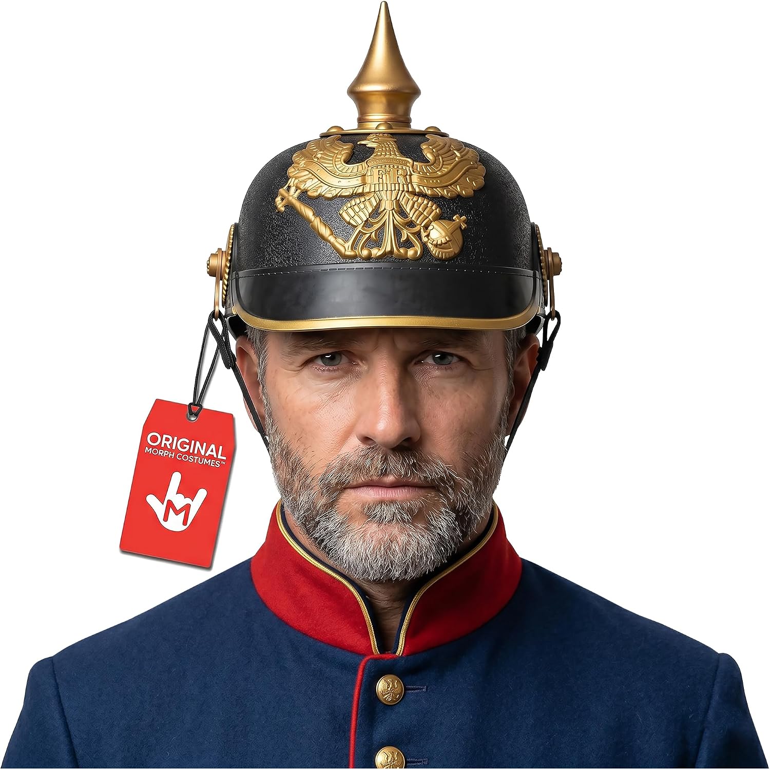 Nicky Bigs Novelties German Helmet, Pickelhaube Pith Helmet, WW1 Helmets, WW2 Helmets, German Soldier Costume