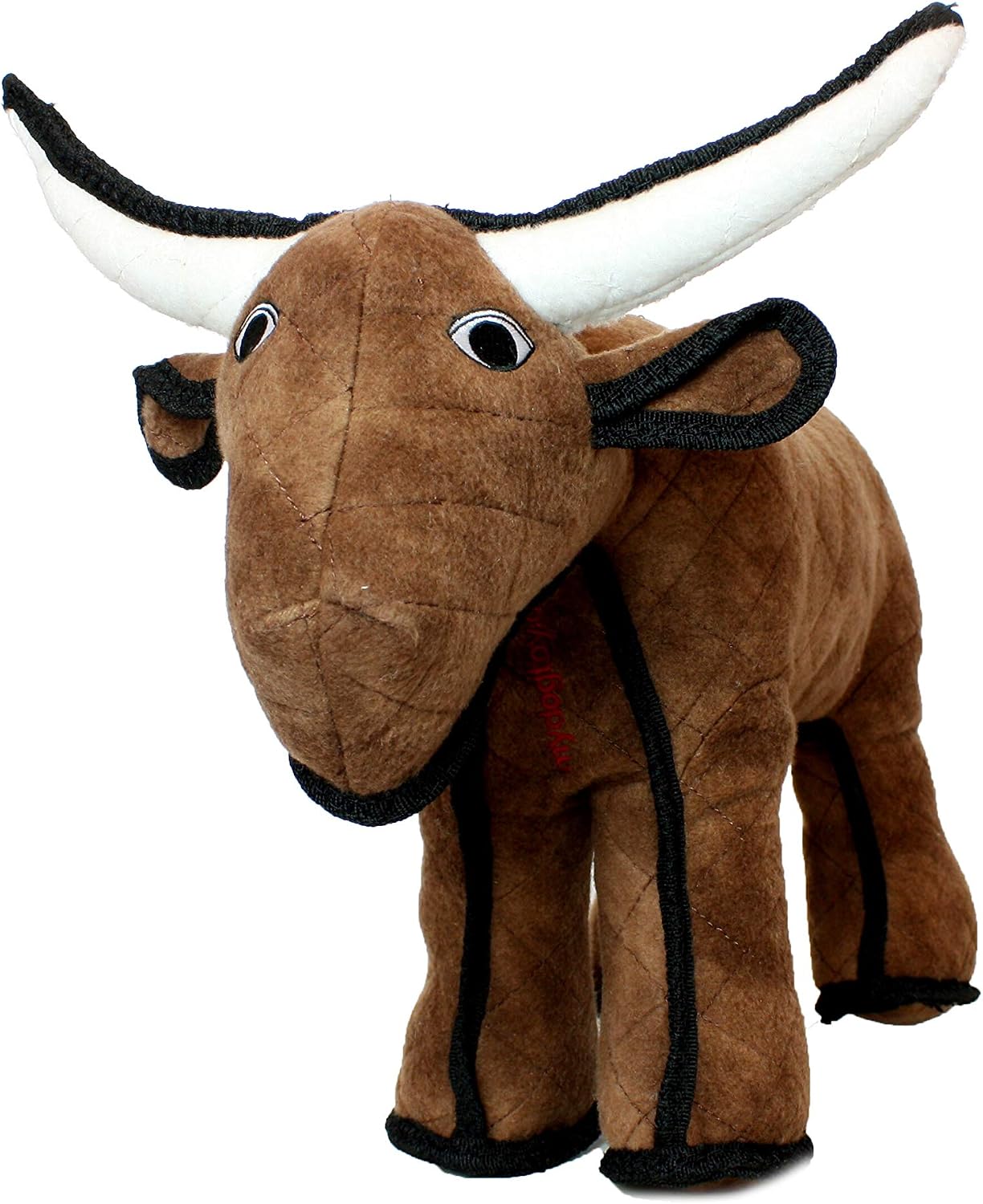 TUFFY® : Cow Dog Toy: Ultra Durable Plush Toy with Multiple Layers & Reinforced Seams, Washable and Floats, Original Construction