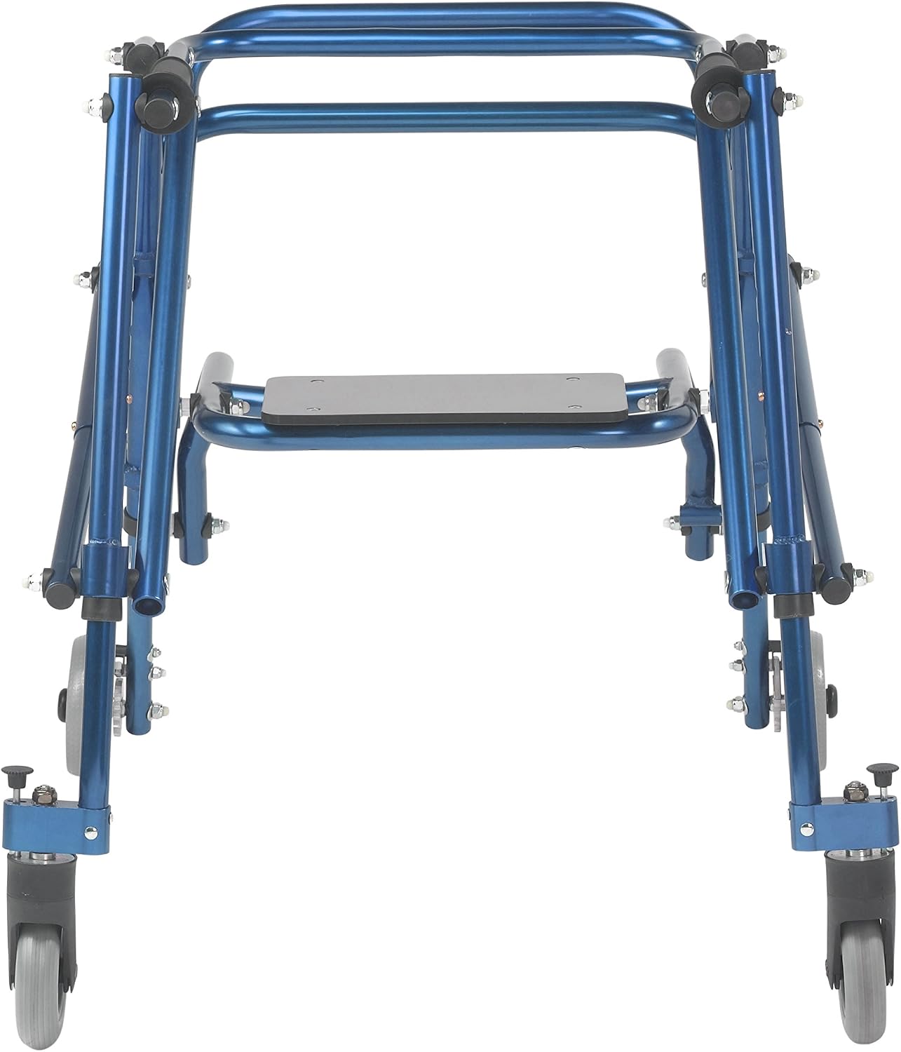 Inspired by Drive Nimbo 2G Posterior Walker with Seat, Wizard Purple, Small | Lightweight Posterior Walker with Padded Seat Lets Users Rest and Move Safely with Adjustable, Sturdy Support