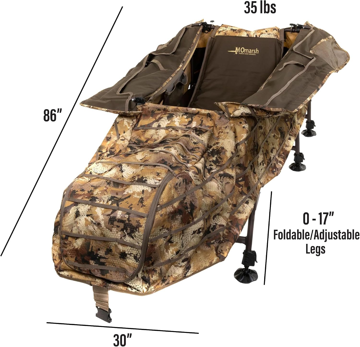 Invisi Lay Blind System for Waterfowl Hunting in Optifade Marsh