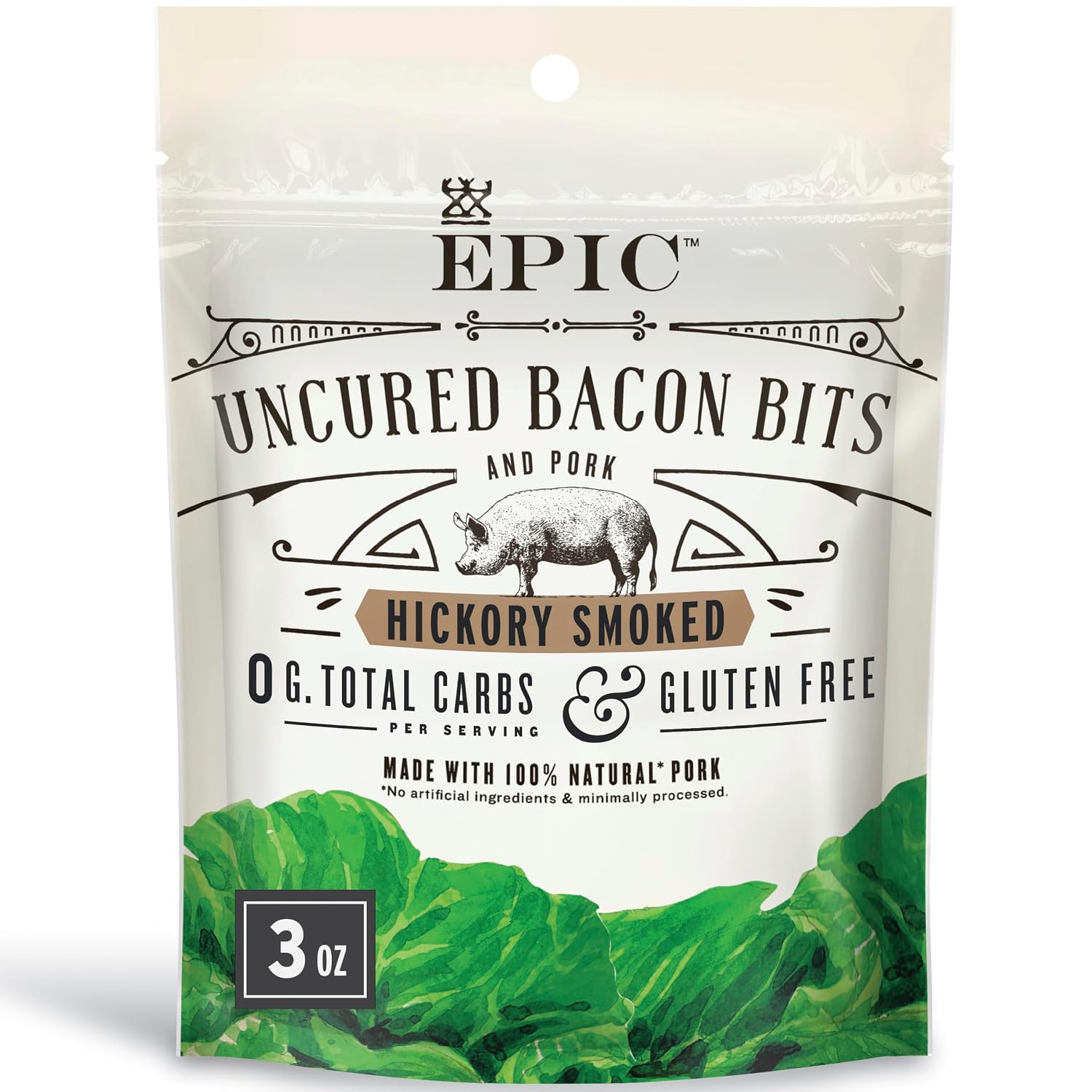 EPIC Provisions Hickory Smoked Bacon Bits, Gluten-Free, 3 oz